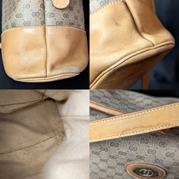 GUCCI MicroGG Vintage Bag + Pouch + Wallet + Etui + Coin Purse + Keyholder SET - Picture 12 of 16